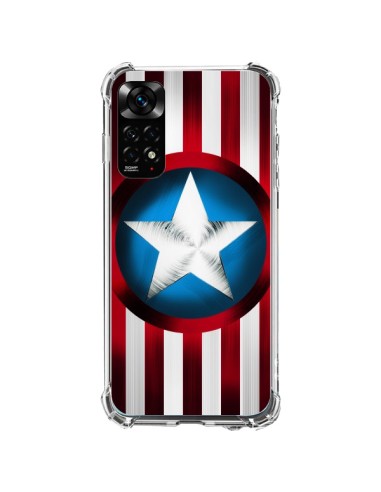 Cover Xiaomi Redmi Note 11 / 11S Capitan America Grande Difensore - Eleaxart