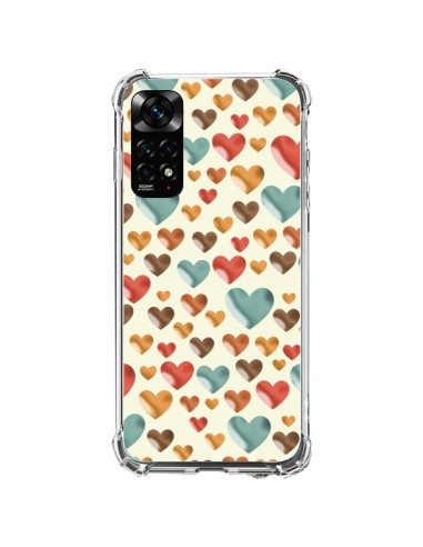 Coque Xiaomi Redmi Note 11 / 11S Coeurs Color_s - Eleaxart