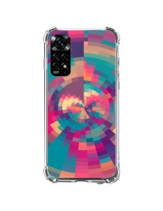 Xiaomi Redmi Note 11 / 11S Case Color Spiral Pink Purple - Eleaxart