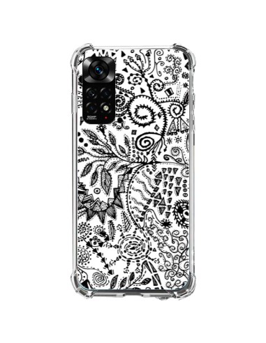 Coque Xiaomi Redmi Note 11 / 11S Azteque Blanc et Noir - Eleaxart