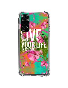 Cover Xiaomi Redmi Note 11 / 11S Live your Life Vivi la tua vita - Eleaxart