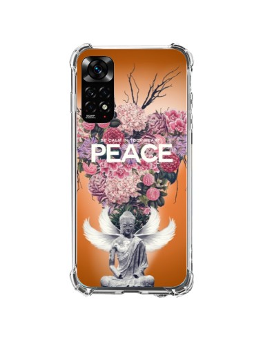Xiaomi Redmi Note 11 / 11S Case Peace Flowers Buddha - Eleaxart