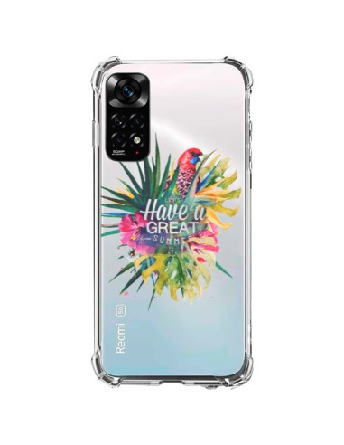 Coque Xiaomi Redmi Note 11 / 11S Have a great summer Ete Perroquet Parrot - Eleaxart