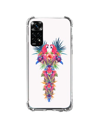 Coque Xiaomi Redmi Note 11 / 11S Parrot Kingdom Royaume Perroquet - Eleaxart