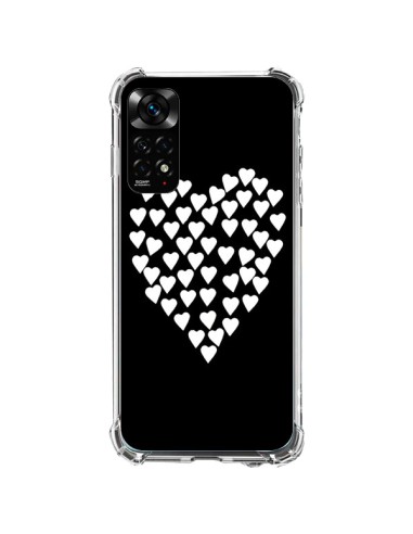 Xiaomi Redmi Note 11 / 11S Case Heart in hearts White - Project M