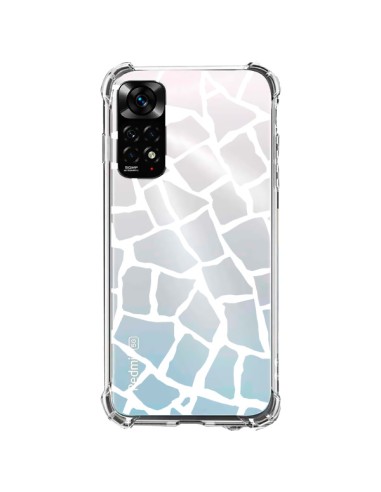 Xiaomi Redmi Note 11 / 11S Case Giraffe Mosaic White Clear - Project M