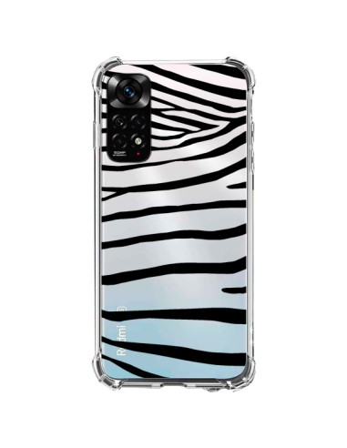 Coque Xiaomi Redmi Note 11 / 11S Zebre Zebra Noir Transparente - Project M