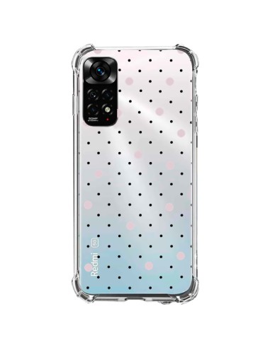 Xiaomi Redmi Note 11 / 11S Case Points Pink Clear - Project M