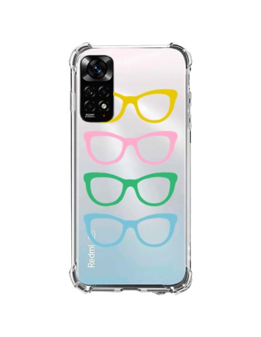 Coque Xiaomi Redmi Note 11 / 11S Sunglasses Lunettes Soleil Couleur Transparente - Project M