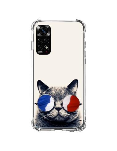 Coque Xiaomi Redmi Note 11 / 11S Chat à lunettes françaises - Gusto NYC