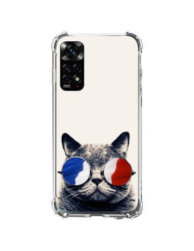 Xiaomi Redmi Note 11 / 11S Case Cat with Glasses - Gusto NYC