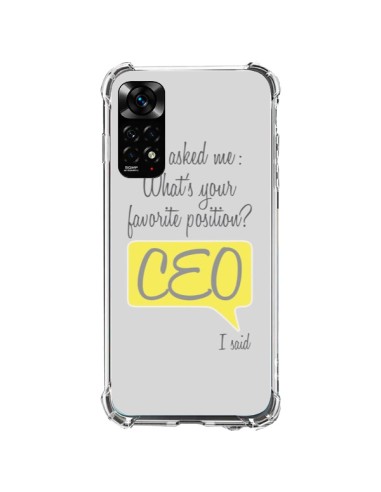 Coque Xiaomi Redmi Note 11 / 11S What's your favorite position CEO I said, jaune - Shop Gasoline