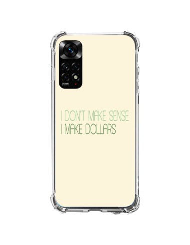 Xiaomi Redmi Note 11 / 11S Case I don't make sense, I make Dollars, beige - Shop Gasoline