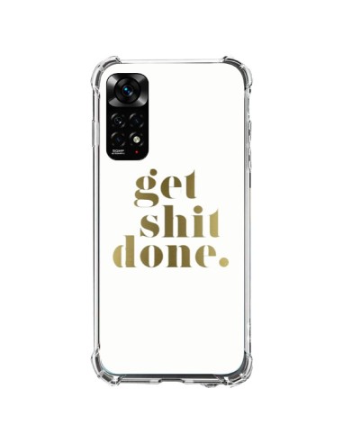 Cover Xiaomi Redmi Note 11 / 11S Get Shit Done Dorato - Shop Gasoline