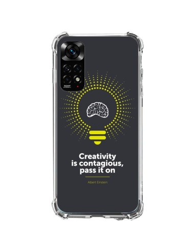 Coque Xiaomi Redmi Note 11 / 11S Creativity is contagious, Einstein - Shop Gasoline