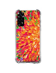 Xiaomi Redmi Note 11 / 11S Case Flowers Orange Neon Splash - Ebi Emporium