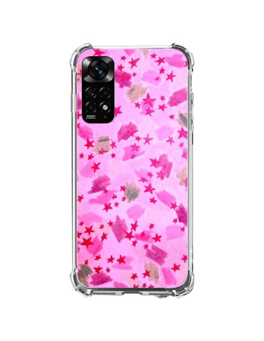 Coque Xiaomi Redmi Note 11 / 11S Stars Etoiles Roses - Ebi Emporium