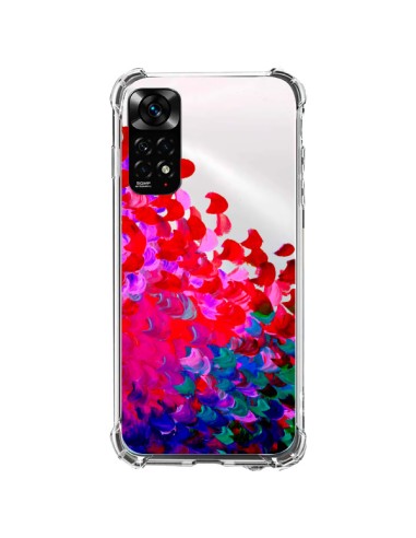 Coque Xiaomi Redmi Note 11 / 11S Creation in Color Pink Rose Transparente - Ebi Emporium