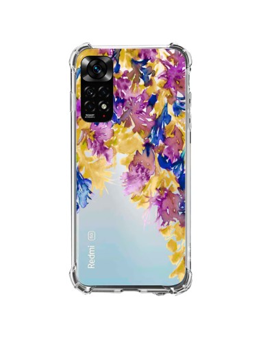 Coque Xiaomi Redmi Note 11 / 11S Cascade Florale Transparente - Ebi Emporium