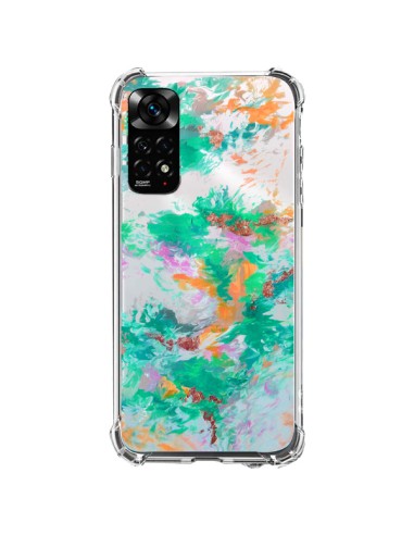 Coque Xiaomi Redmi Note 11 / 11S Mermaid Sirene Fleur Flower Transparente - Ebi Emporium