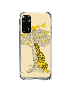 Xiaomi Redmi Note 11 / 11S Case Giraffe Friends Bird - Jay Fleck
