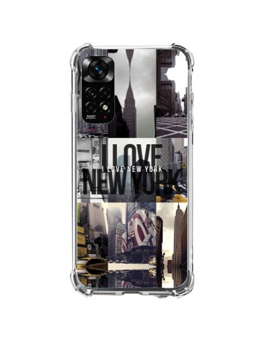 Coque Xiaomi Redmi Note 11 / 11S I love New Yorck City noir - Javier Martinez