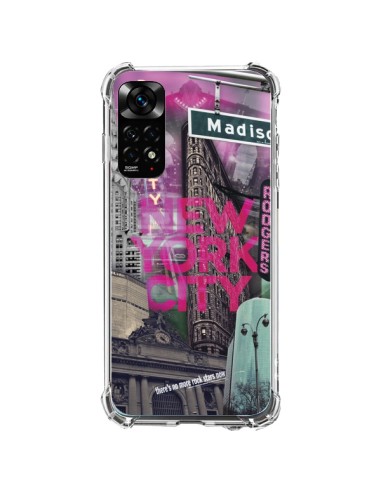 Xiaomi Redmi Note 11 / 11S Case New York City Pink - Javier Martinez