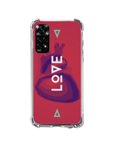 Coque Xiaomi Redmi Note 11 / 11S Love Coeur Triangle Amour - Javier Martinez