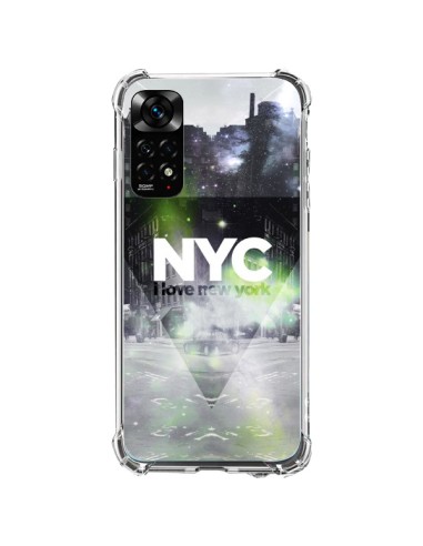 Cover Xiaomi Redmi Note 11 / 11S I Love New York City Verde - Javier Martinez