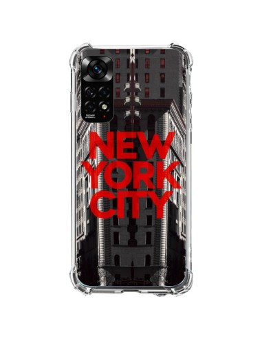 Coque Xiaomi Redmi Note 11 / 11S New York City Rouge - Javier Martinez