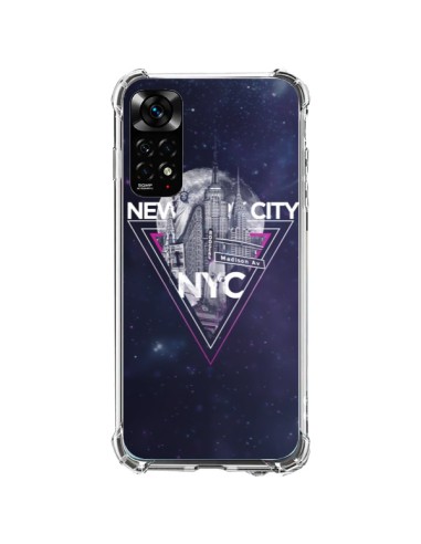 Xiaomi Redmi Note 11 / 11S Case New York City Triangle Pink - Javier Martinez