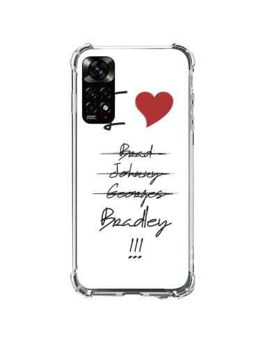 Coque Xiaomi Redmi Note 11 / 11S I love Bradley Coeur Amour - Julien Martinez