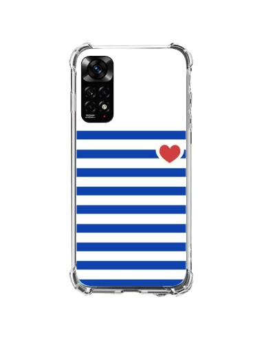 Coque Xiaomi Redmi Note 11 / 11S Mariniere Coeur - Jonathan Perez