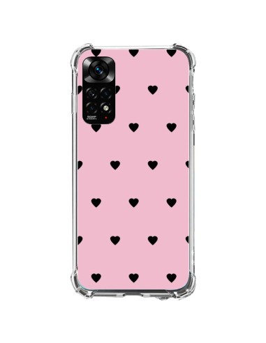 Coque Xiaomi Redmi Note 11 / 11S Coeurs Roses - Jonathan Perez