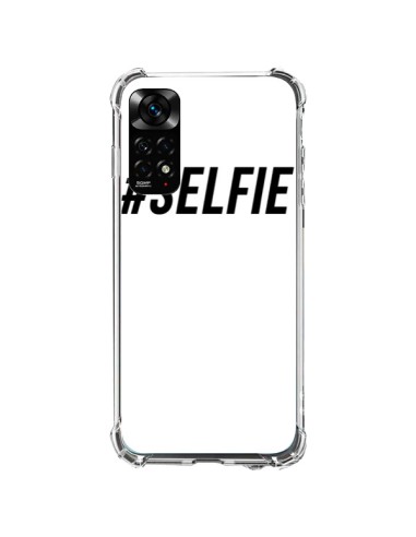 Coque Xiaomi Redmi Note 11 / 11S Hashtag Selfie Noir Vertical - Jonathan Perez