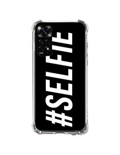 Coque Xiaomi Redmi Note 11 / 11S Hashtag Selfie Noir Horizontal - Jonathan Perez