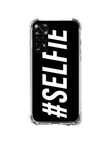 Coque Xiaomi Redmi Note 11 / 11S Hashtag Selfie Noir Horizontal - Jonathan Perez