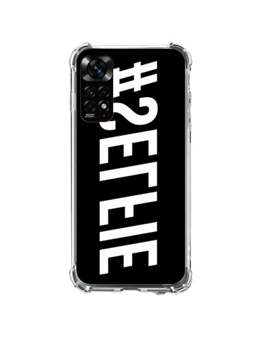 Coque Xiaomi Redmi Note 11 / 11S Hashtag Selfie Blanc Inversé Horizontal - Jonathan Perez