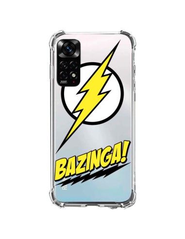 Coque Xiaomi Redmi Note 11 / 11S Bazinga Sheldon The Big Bang Thoery Transparente - Jonathan Perez