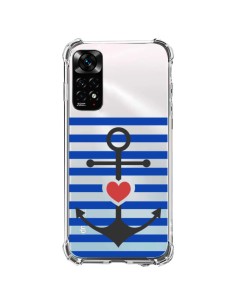 Xiaomi Redmi Note 11 / 11S Case Ancora Marina Heart Clear - Jonathan Perez