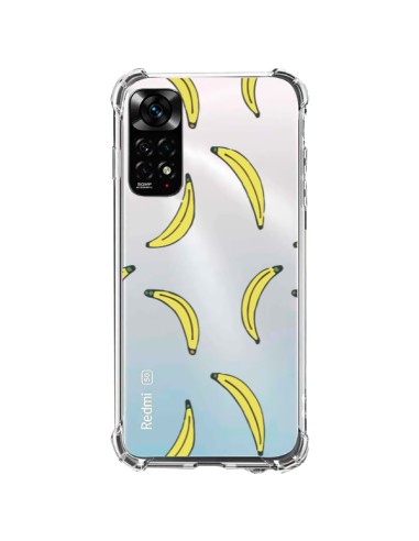 Coque Xiaomi Redmi Note 11 / 11S Bananes Bananas Fruit Transparente - Dricia Do