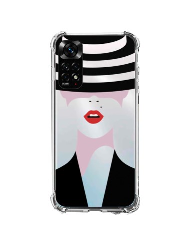 Coque Xiaomi Redmi Note 11 / 11S Femme Chapeau Hat Lady Transparente - Dricia Do