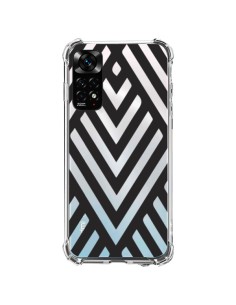 Xiaomi Redmi Note 11 / 11S Case Geometrico Aztec Black Clear - Dricia Do