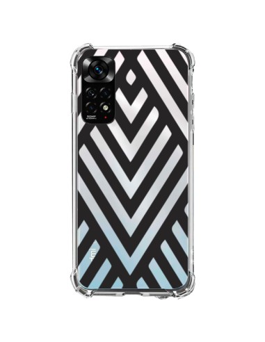 Coque Xiaomi Redmi Note 11 / 11S Geometric Azteque Noir Transparente - Dricia Do