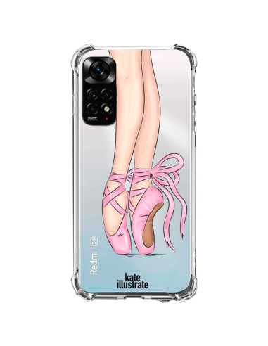 Coque Xiaomi Redmi Note 11 / 11S Ballerina Ballerine Danse Transparente - kateillustrate