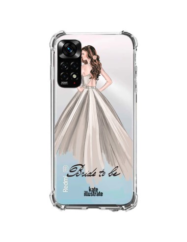 Coque Xiaomi Redmi Note 11 / 11S Bride To Be Mariée Mariage Transparente - kateillustrate