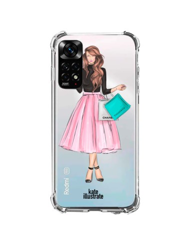 Cover Xiaomi Redmi Note 11 / 11S Shopping Time Trasparente - kateillustrate