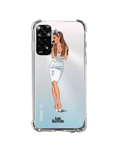 Cover Xiaomi Redmi Note 11 / 11S Ice Queen Ariana Grande Cantante Trasparente - kateillustrate