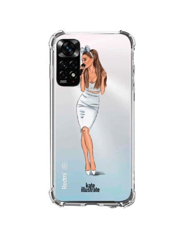 Xiaomi Redmi Note 11 / 11S Case Ice Queen Ariana Grande Cantante Clear - kateillustrate