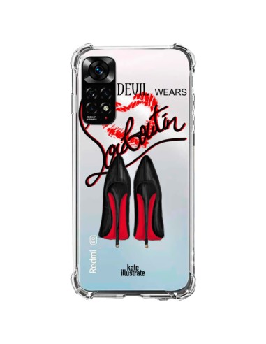 Xiaomi Redmi Note 11 / 11S Case The Devil Wears Shoes Diavolo Scarpe Clear - kateillustrate